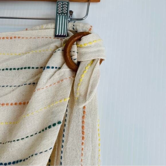 Urban Outfitters wrap skort size medium cream - Picture 2 of 5